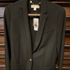 Black Michael Kors lined blazer, sz 10